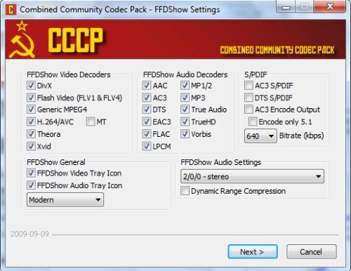 cccp codec windows 7 7 x64