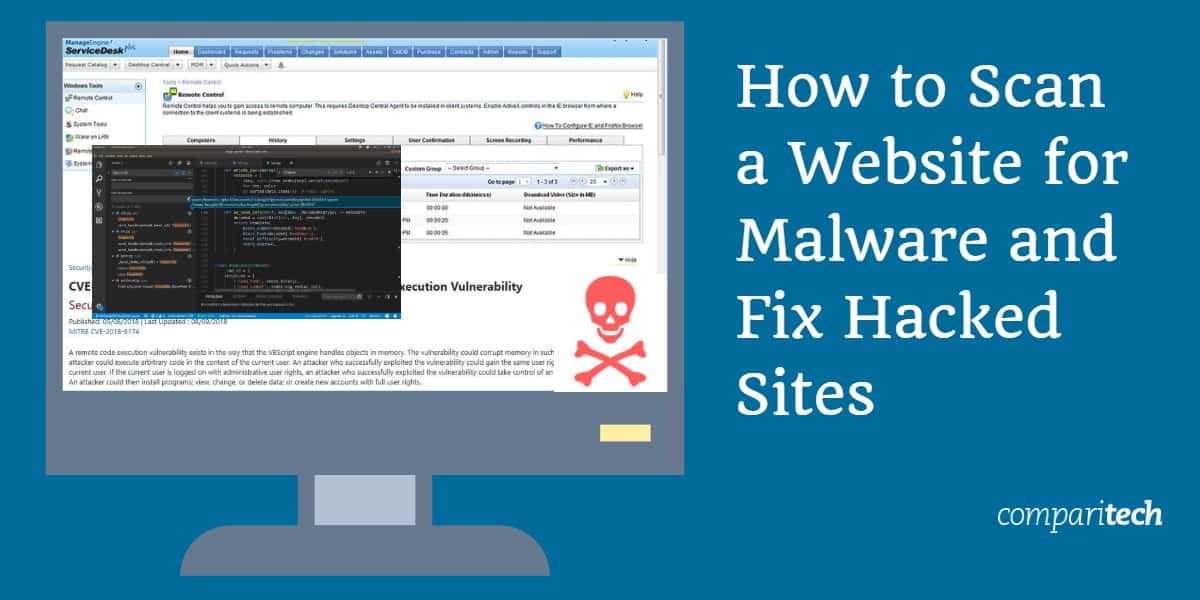 check available for malware on my site