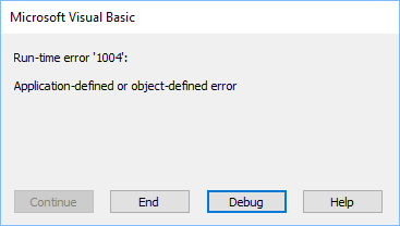 data error evento hit error definido pelo aplicativo