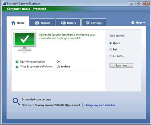 Kostenloses Antivirenprogramm herunterladen wegen Windows XP