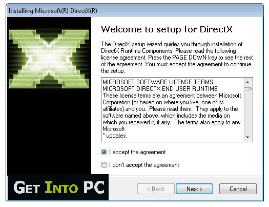 download directx dodici per la configurazione di Windows 7 a 64 bit