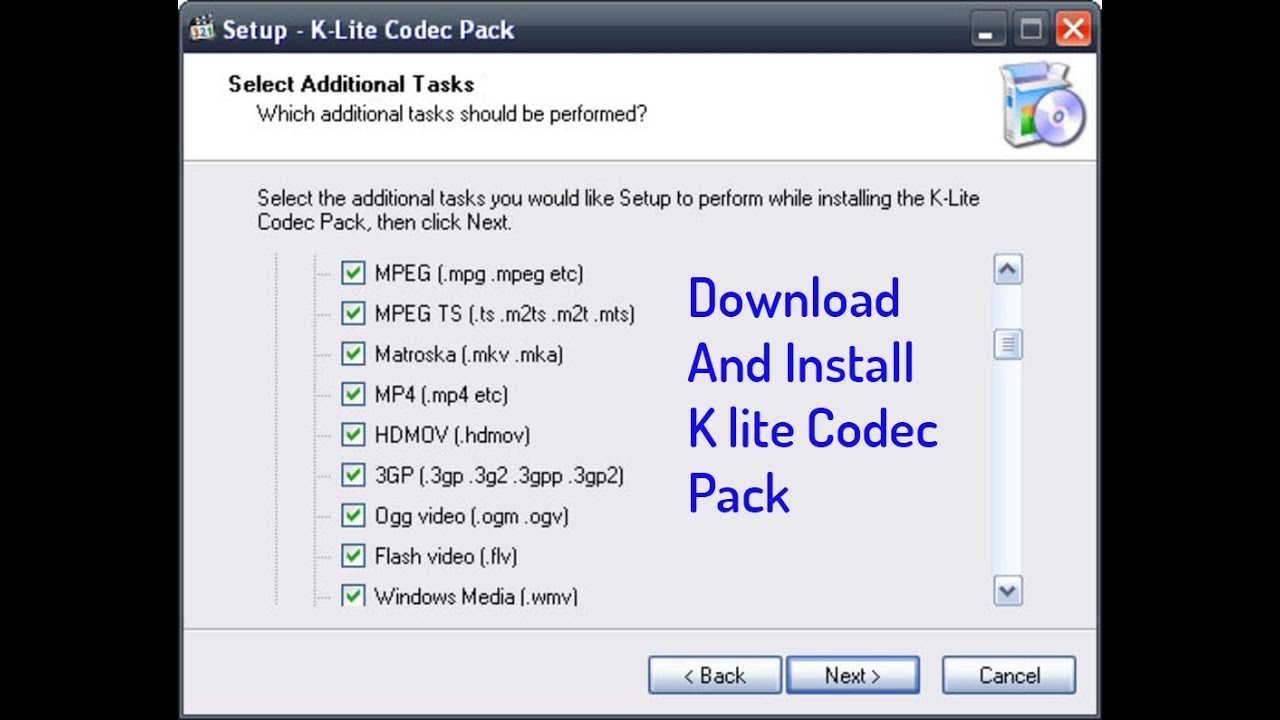 download k lite codec pack flv