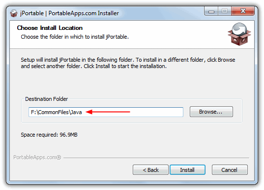 Portable Java Runtime Environment herunterladen