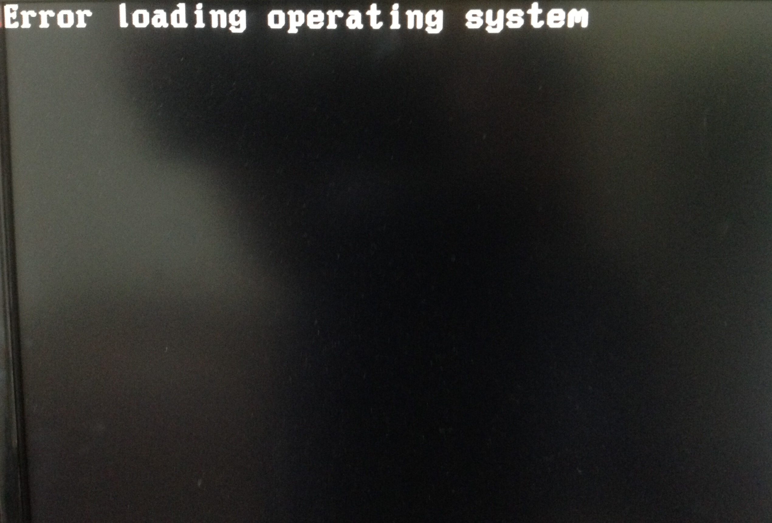Fehler beim Streaming-Betriebssystem beim Versuch, für USB zu booten