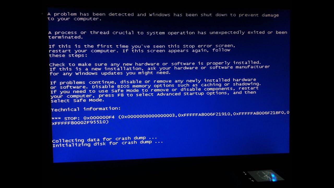 fix blue screen dell desktop