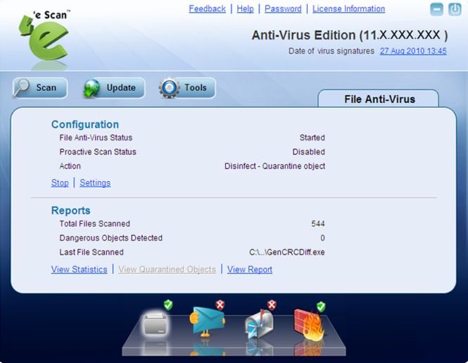 fichiers gratuits antivirus escan 2010