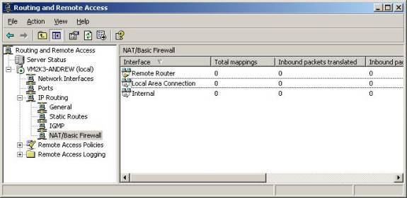 wie man nat in Windows System 2003 pdf konfiguriert