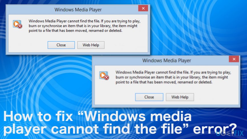 how to fix windows media player error