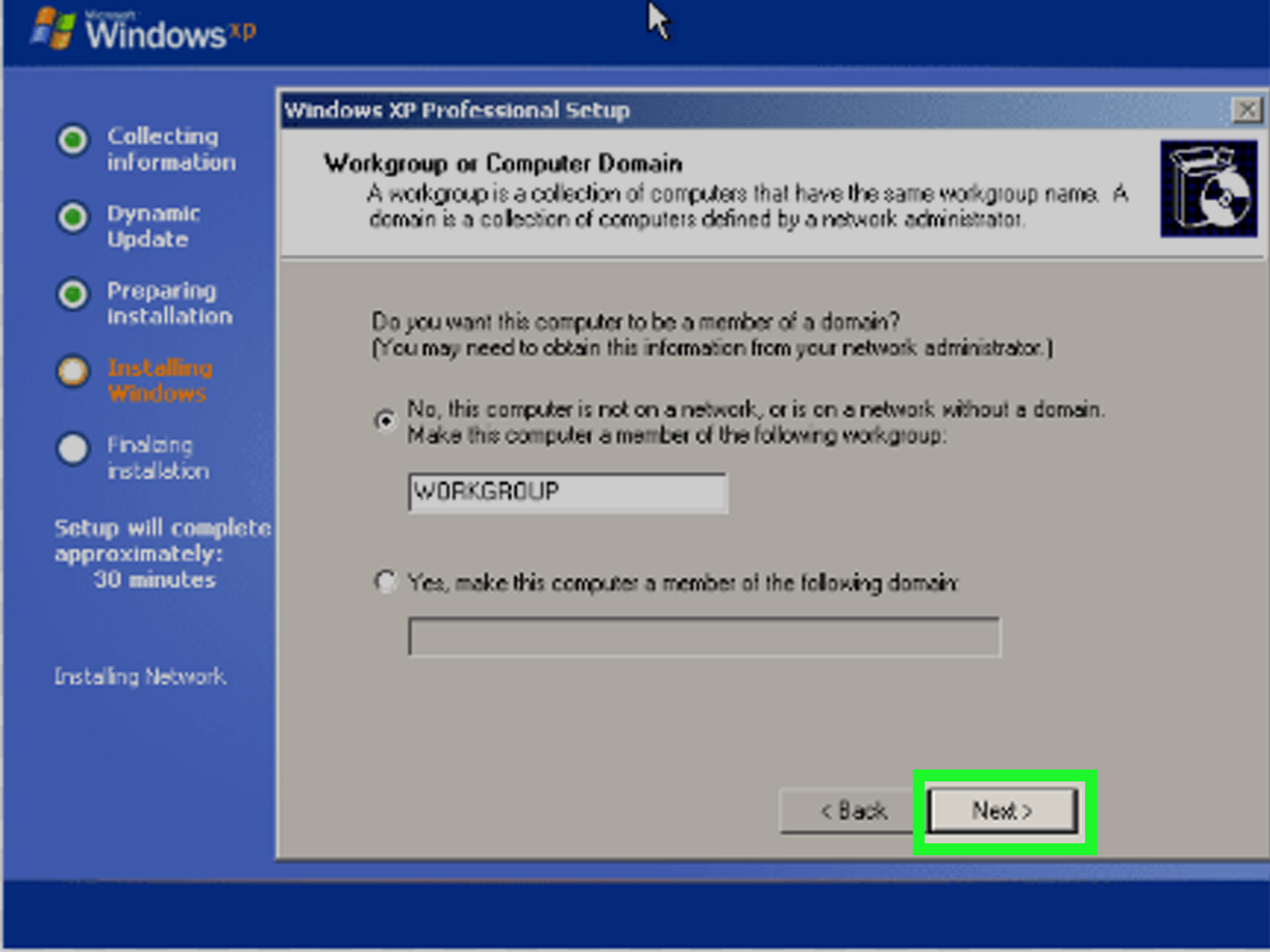 how to reinstall programs on xp