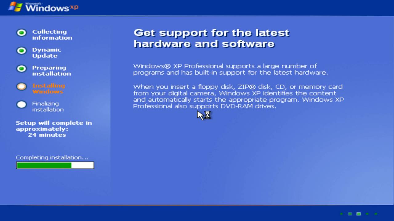 Windows XP deinstallieren und neu installieren