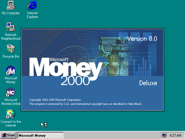 Microsoft money 2000 문제 해결