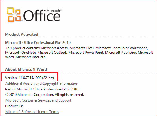 download del pacchetto di assistenza per il pacchetto di compatibilità di Microsoft Office 2 sp2