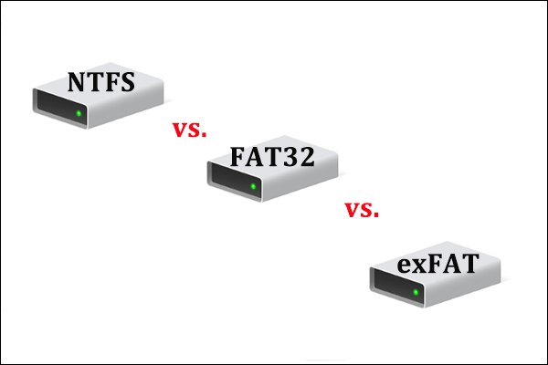 ntfs vs fat32 on external