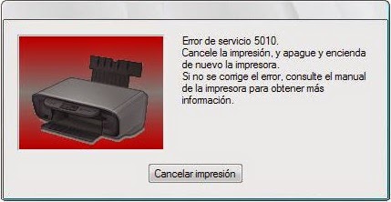 printer kodak mp145 error 5010