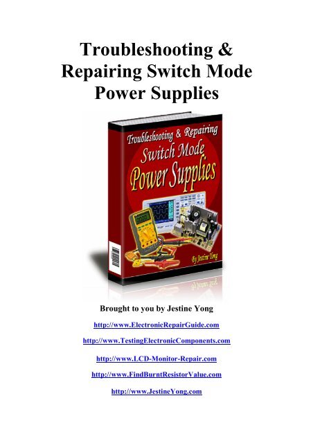troubleshooting and repair switch mode power supply