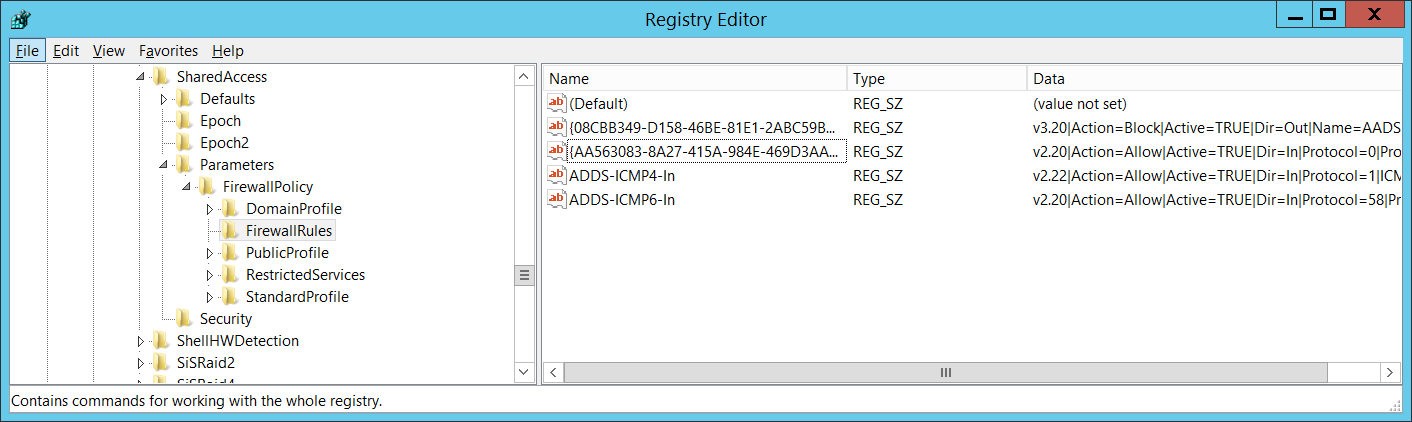 registro de software de Windows Vista