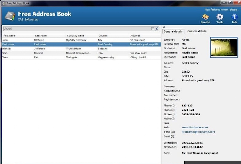 Wo ist das Adressbuch in Windows 8