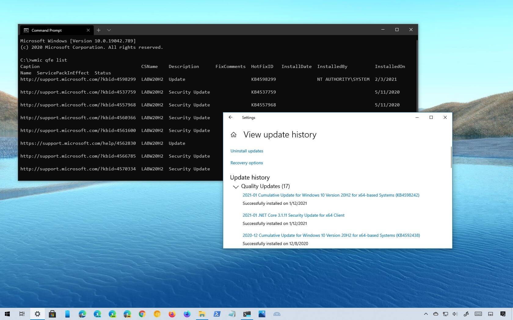 Обновление Windows проверяет, установлена ​​ли на вашем компьютере последняя версия