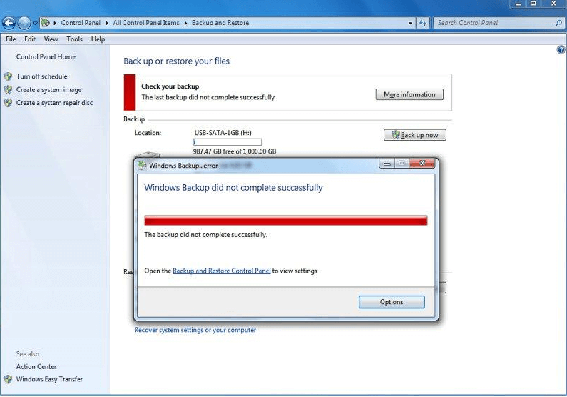 Windows Vista-Brennfehler