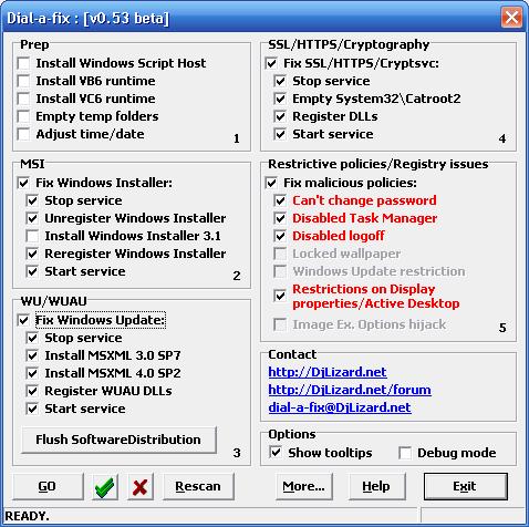 download degli strumenti di riparazione di Windows XP
