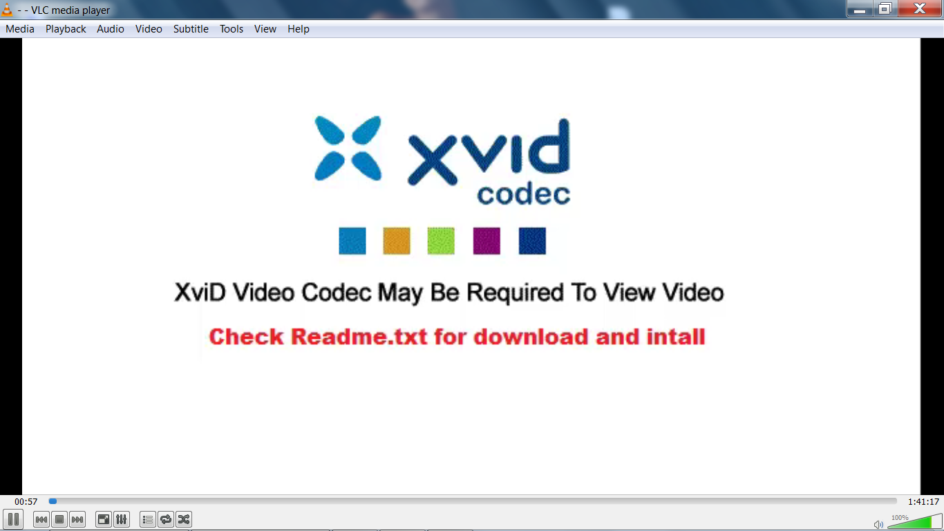 xsvcd codec windows multi-media player