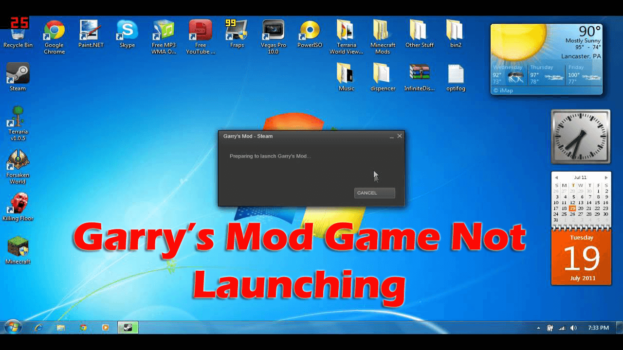 Error Launching Garry S Mod 7 